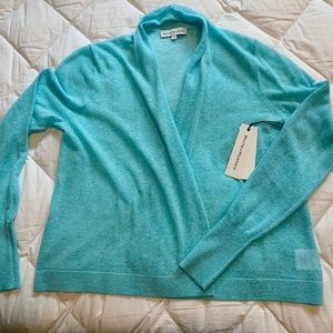 White + Warren Summer Cropped Cardigan.  NWT